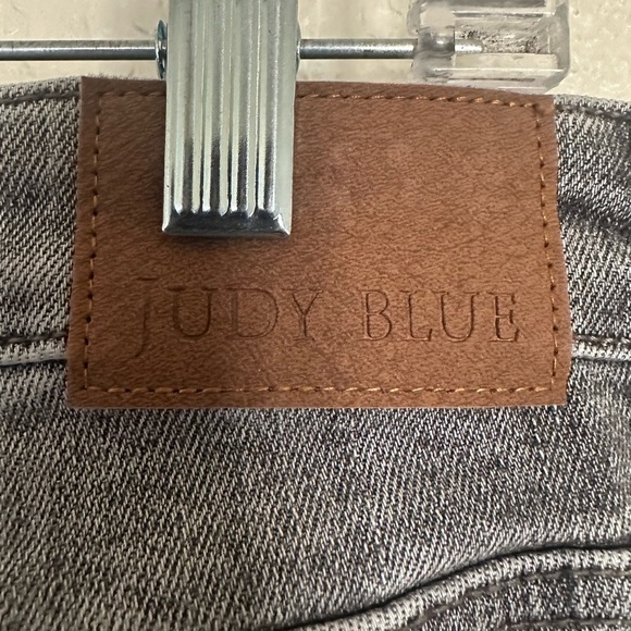 Judy Blue Jean’s Woman’s Size 13/31 Gray High Rise Straight Leg Stretch Retro - Picture 11 of 11